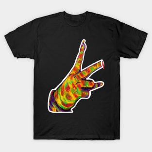 Trippy peace sign T-Shirt